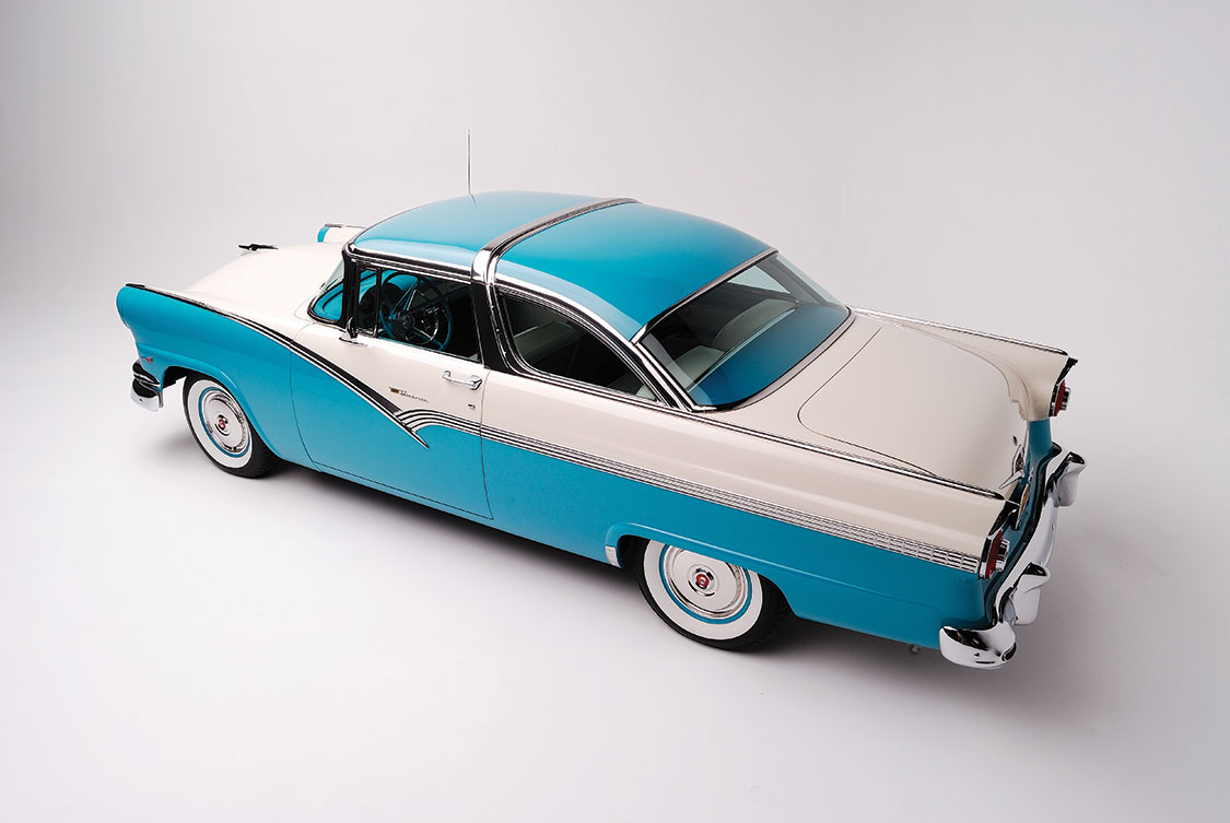 ’56 Ford Crown Victoria coupe.
