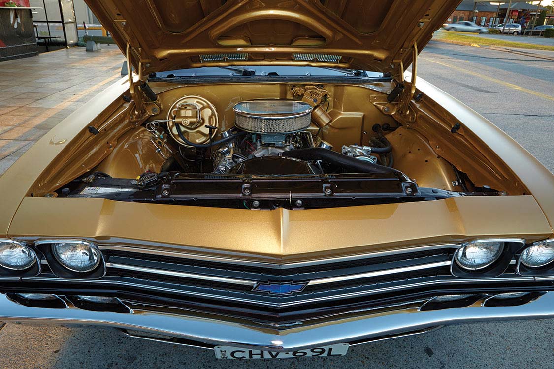 Engine of 1969 Chevelle Malibu Coupe (Nugget)