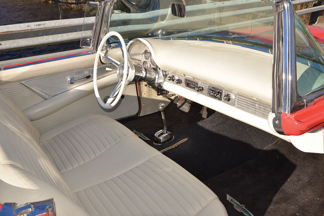 interior of the Thunderbird