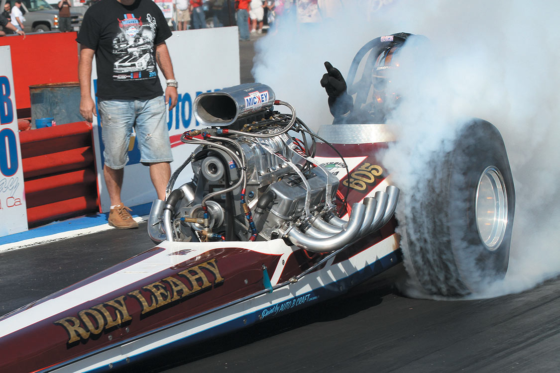 Aussi Roly Leahy makes his customary awesome burnout.