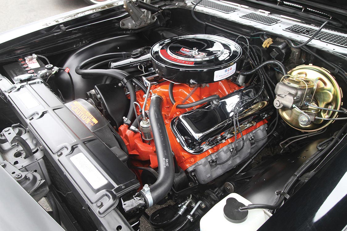 Engine of ’69 Chevy Chevelle SS 396