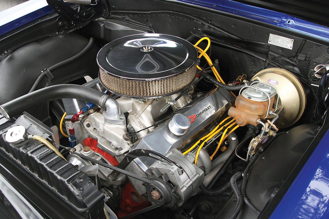 Engine of ’65 Chevy Malibu
