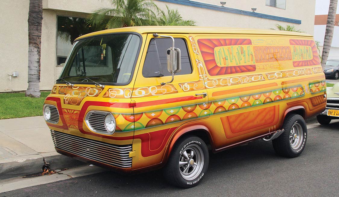“Therapist” is a ’66 Ford van with 300ci 6 cyl Ford power