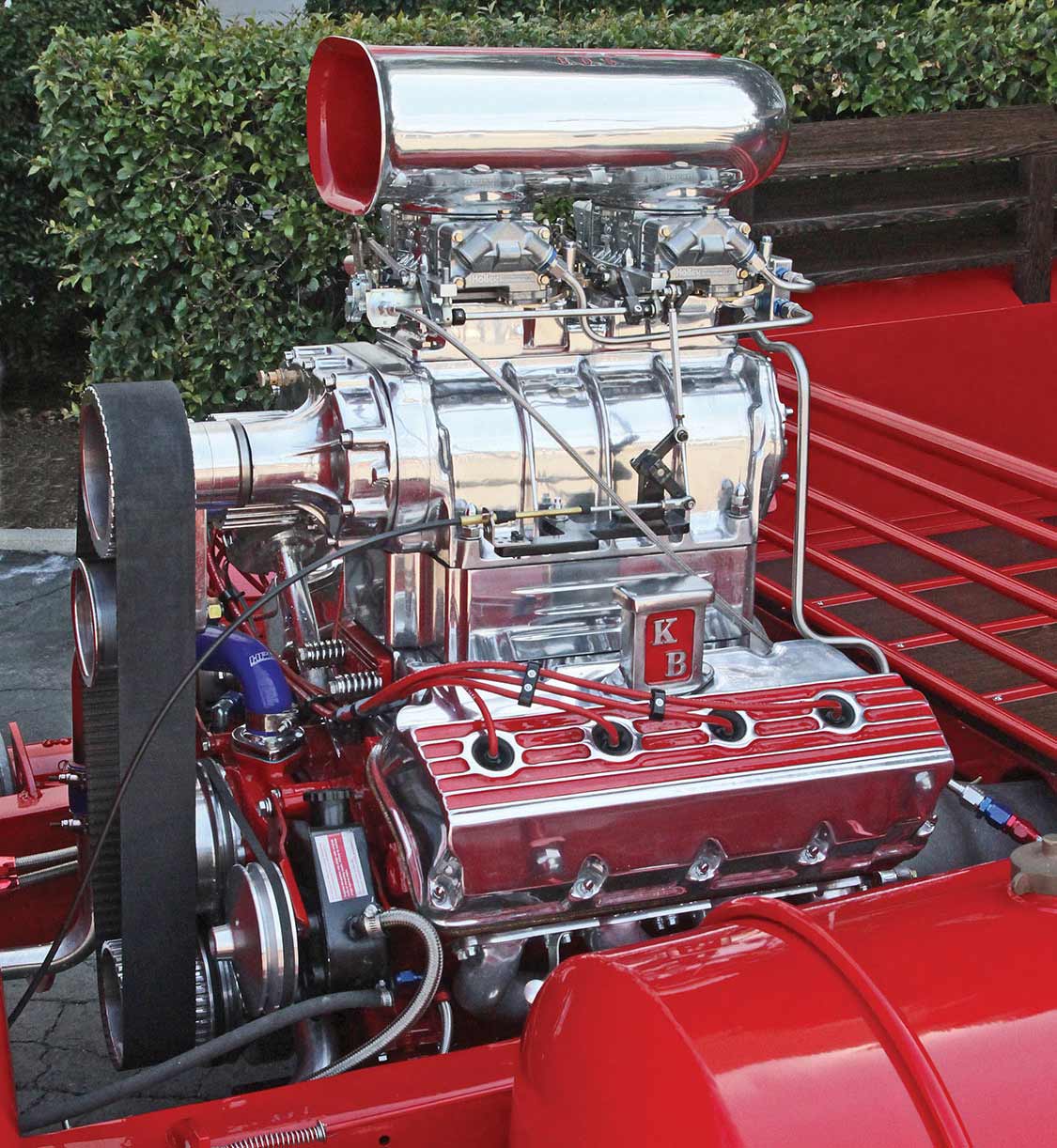 ’46 Chevy COE runs blown Kieth Black power, a ’57 Chevy steering wheel