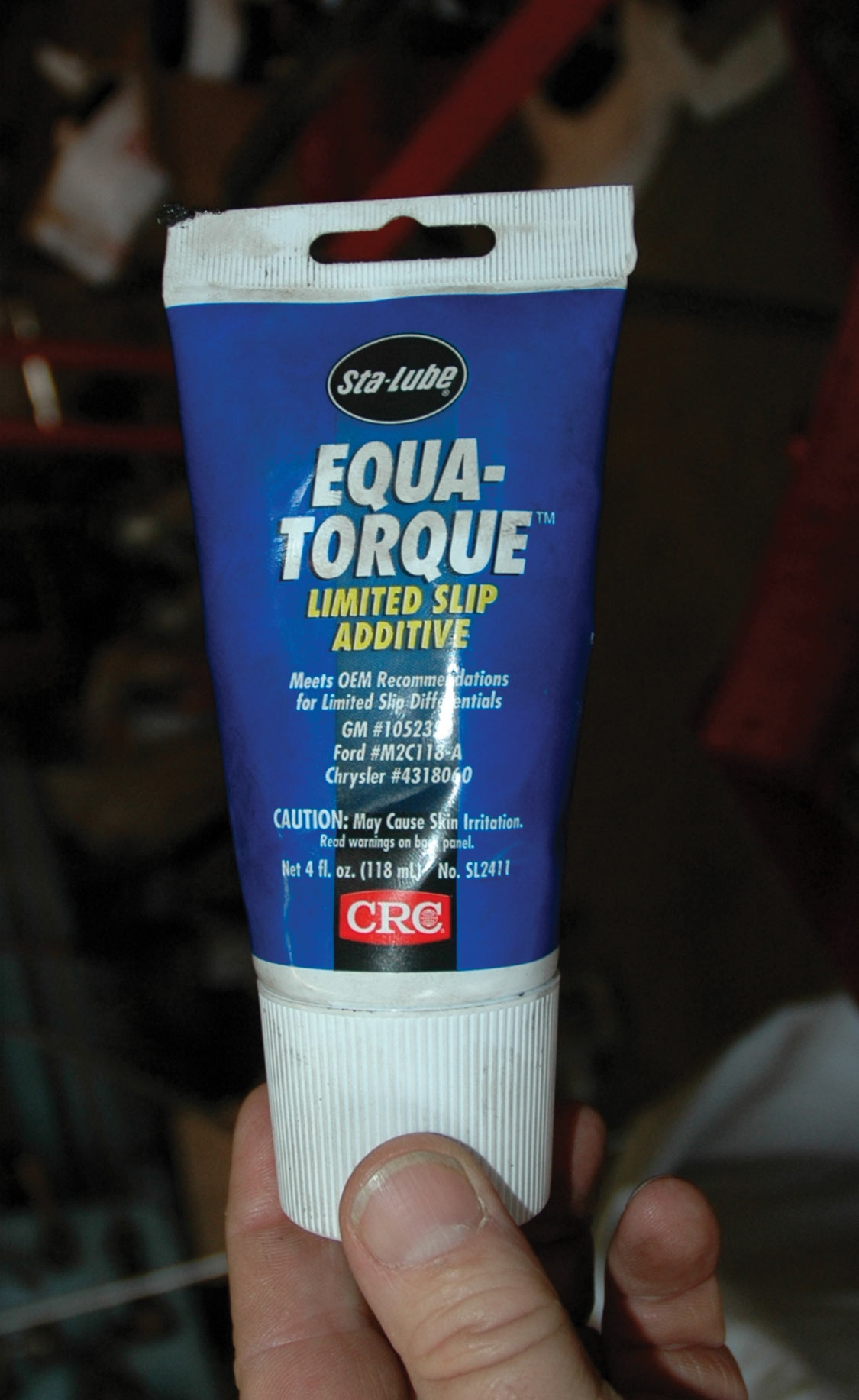tube of Equa-Torque limited slip additive