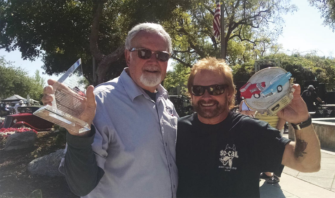 Larry Trujillo and our favorite hot rod bass player Michael Anthony 