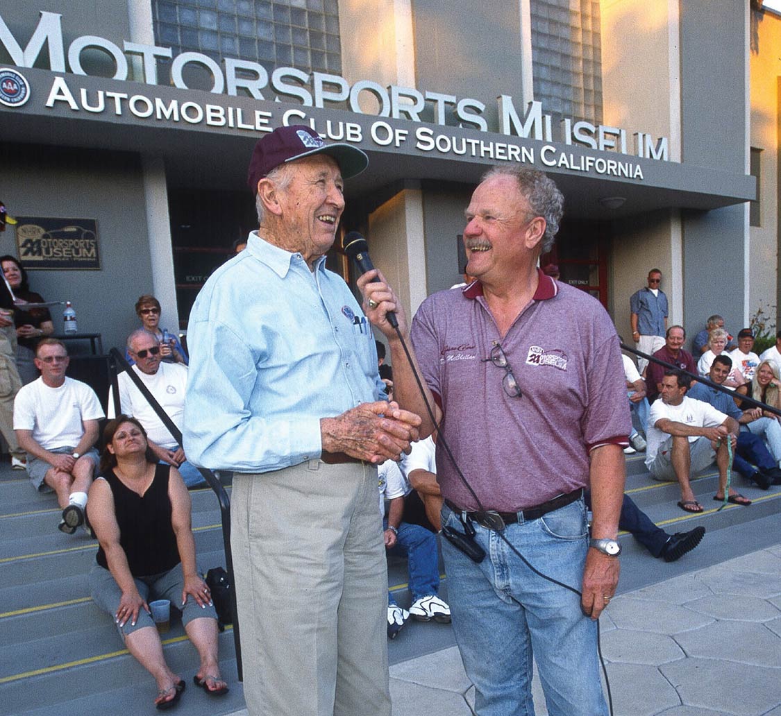 NHRA founder Wally Parks was interviewed by Dave McClelland on the occasion 
