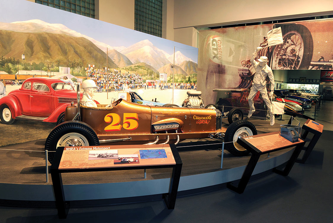 Wally Parks NHRA Motorsports Museum in the Chrisman, Brinker gallery.