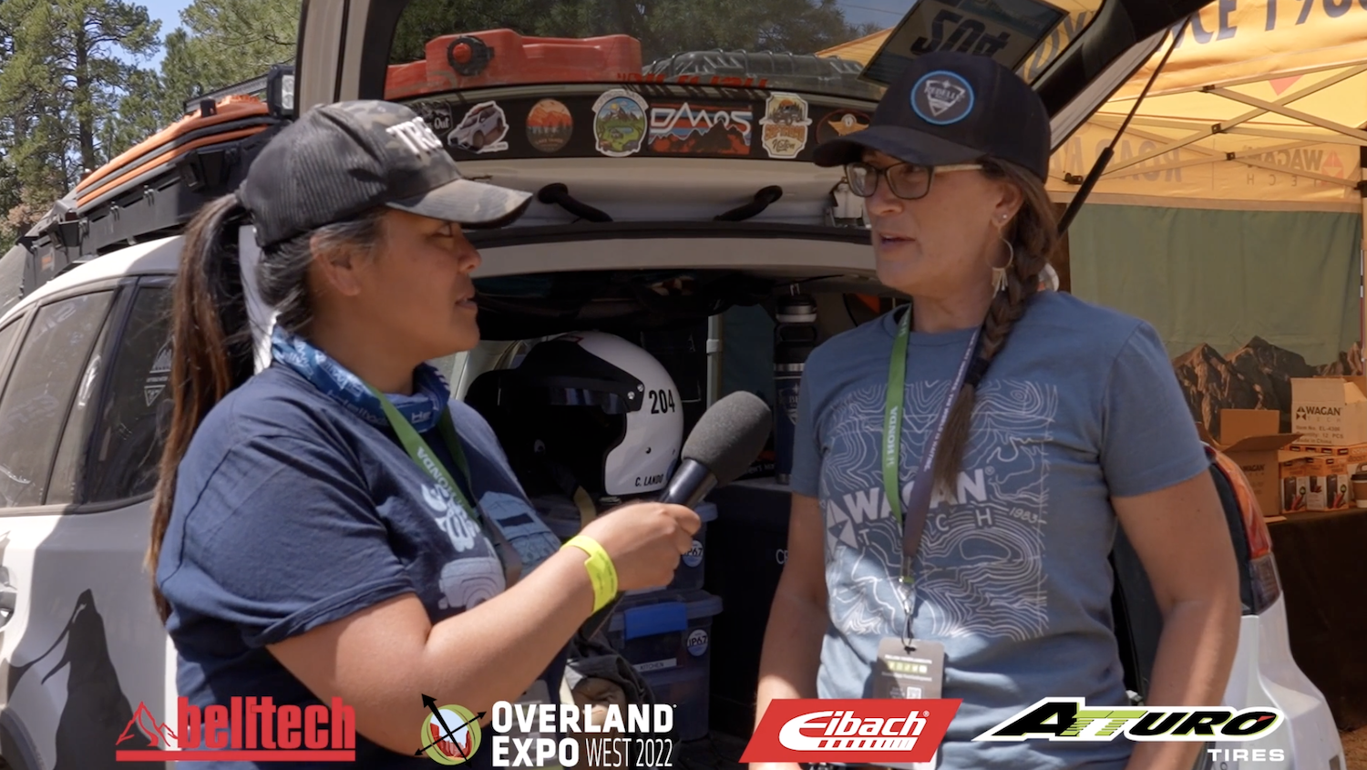 Rebelle Rally driver interview out at Overland West 2022