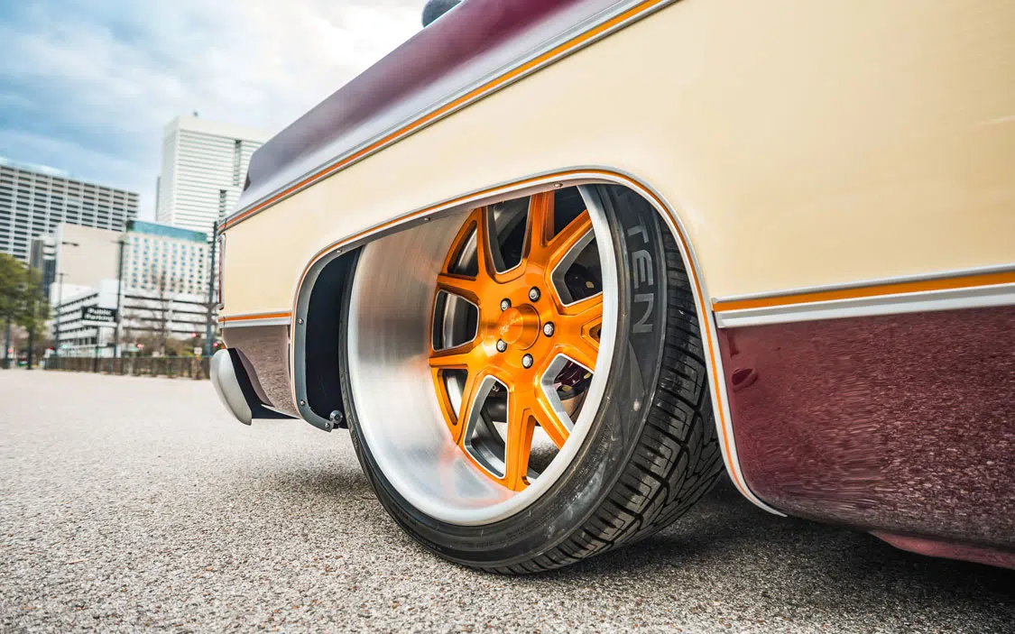 Raceline Newport wheels on a 1979 unibody Chevy