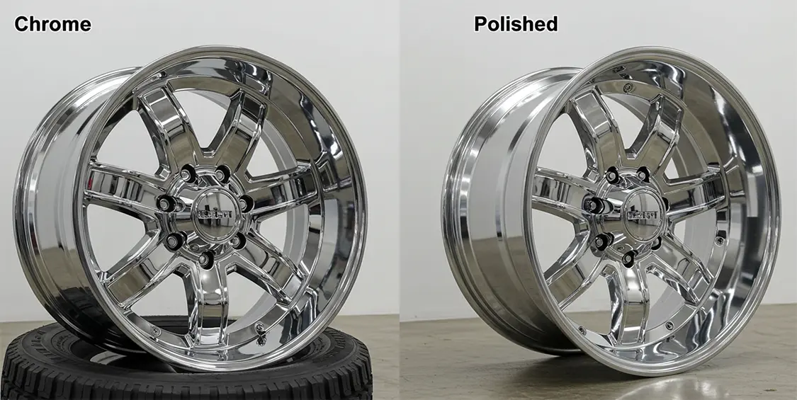 Chrome vs Polished Wheels