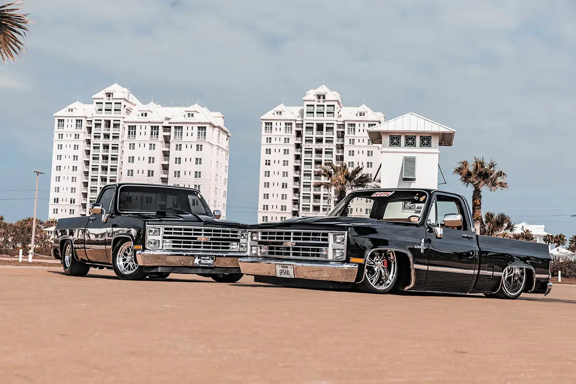 Ambriz Family’s Matching 1985 Squarebodies