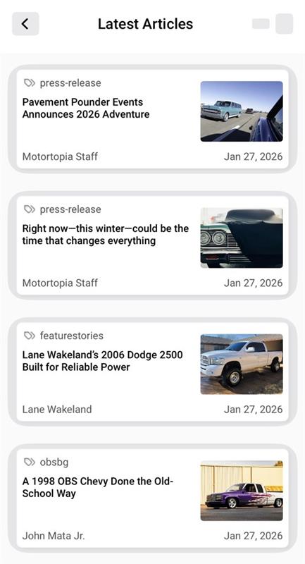 Exclusive app-only offers inside Motortopia iPhone app
